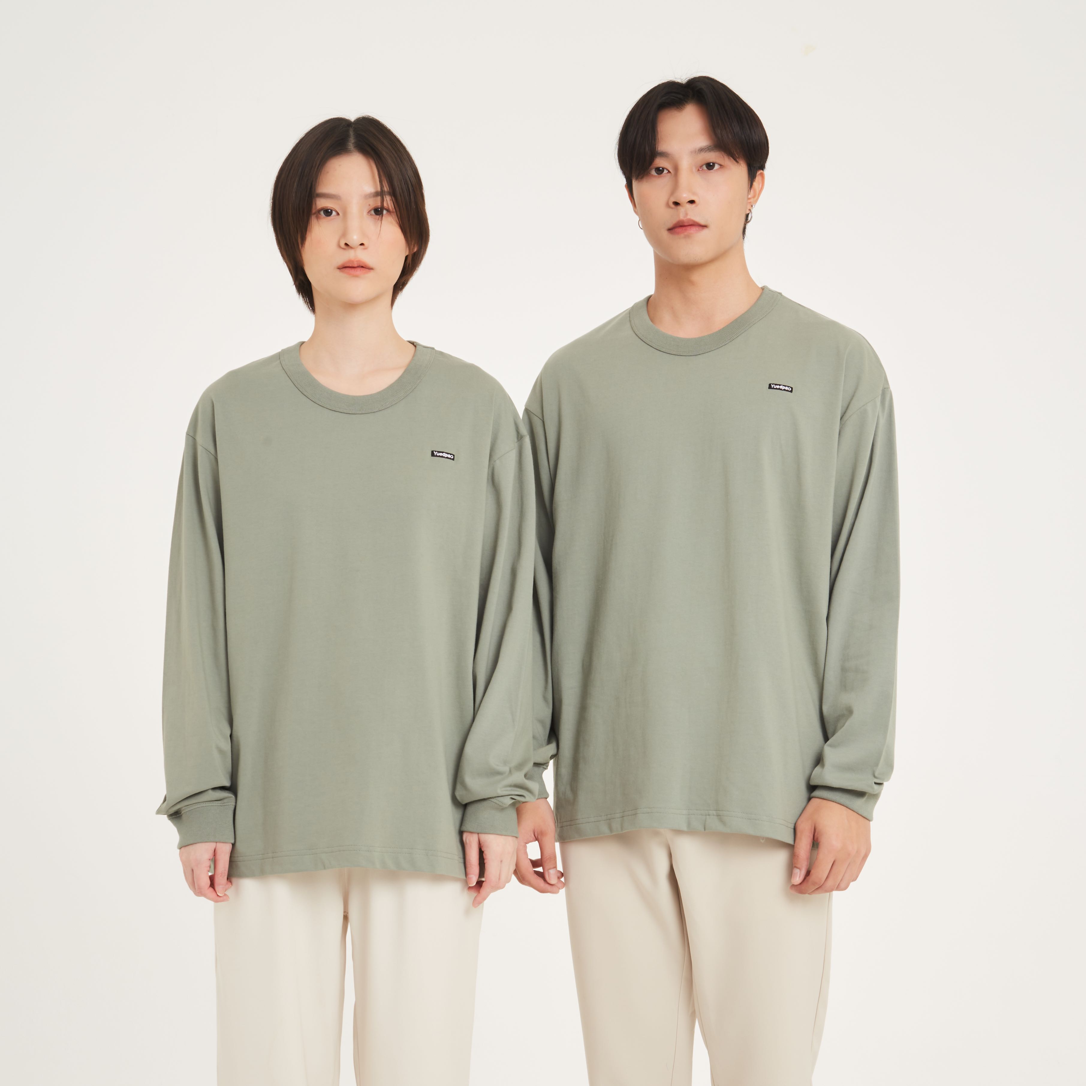 Yuedpao เสื้อยืด Signature Longsleeve Summer  สี Forest fog