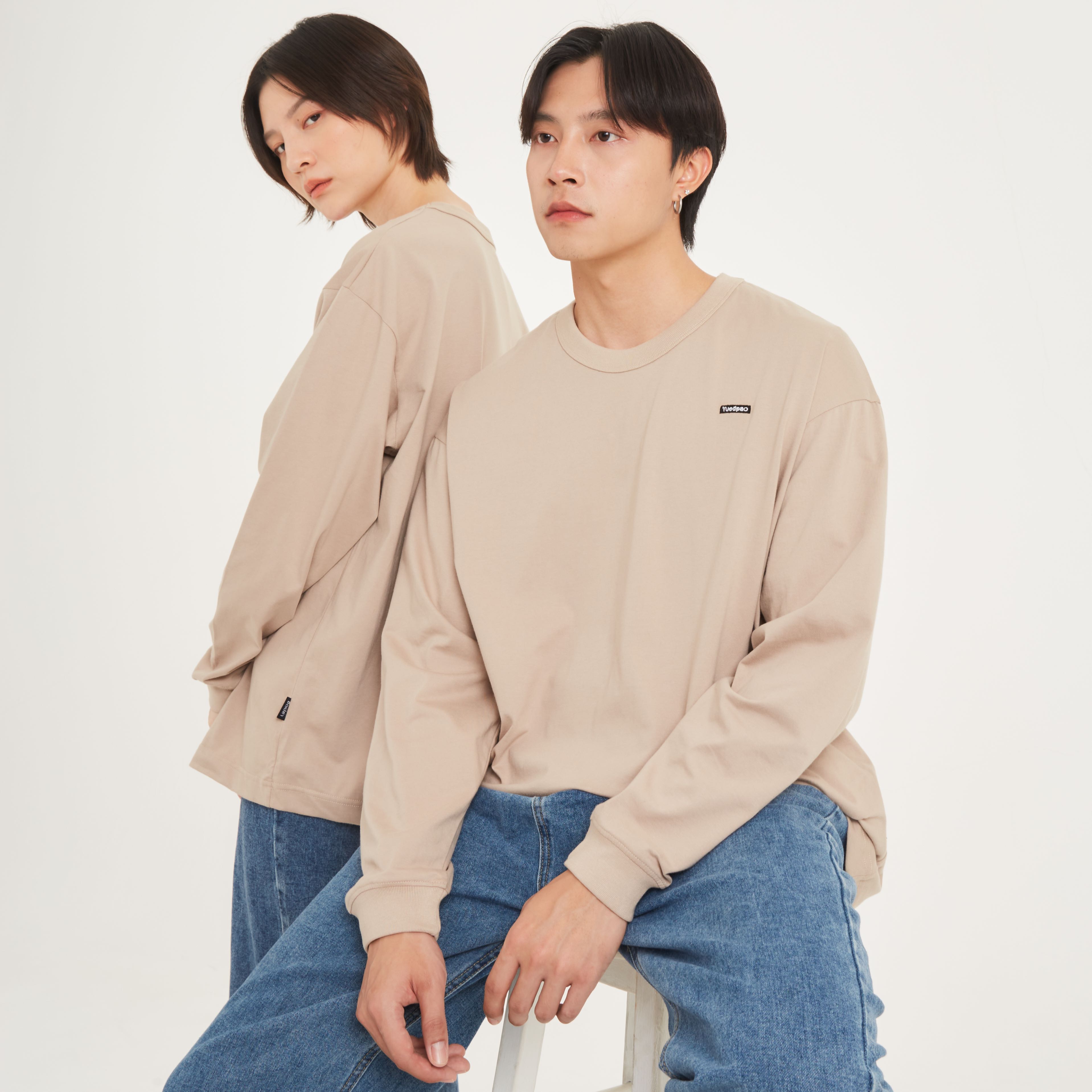 Yuedpao เสื้อยืด Signature Longsleeve Summer  สี Tan