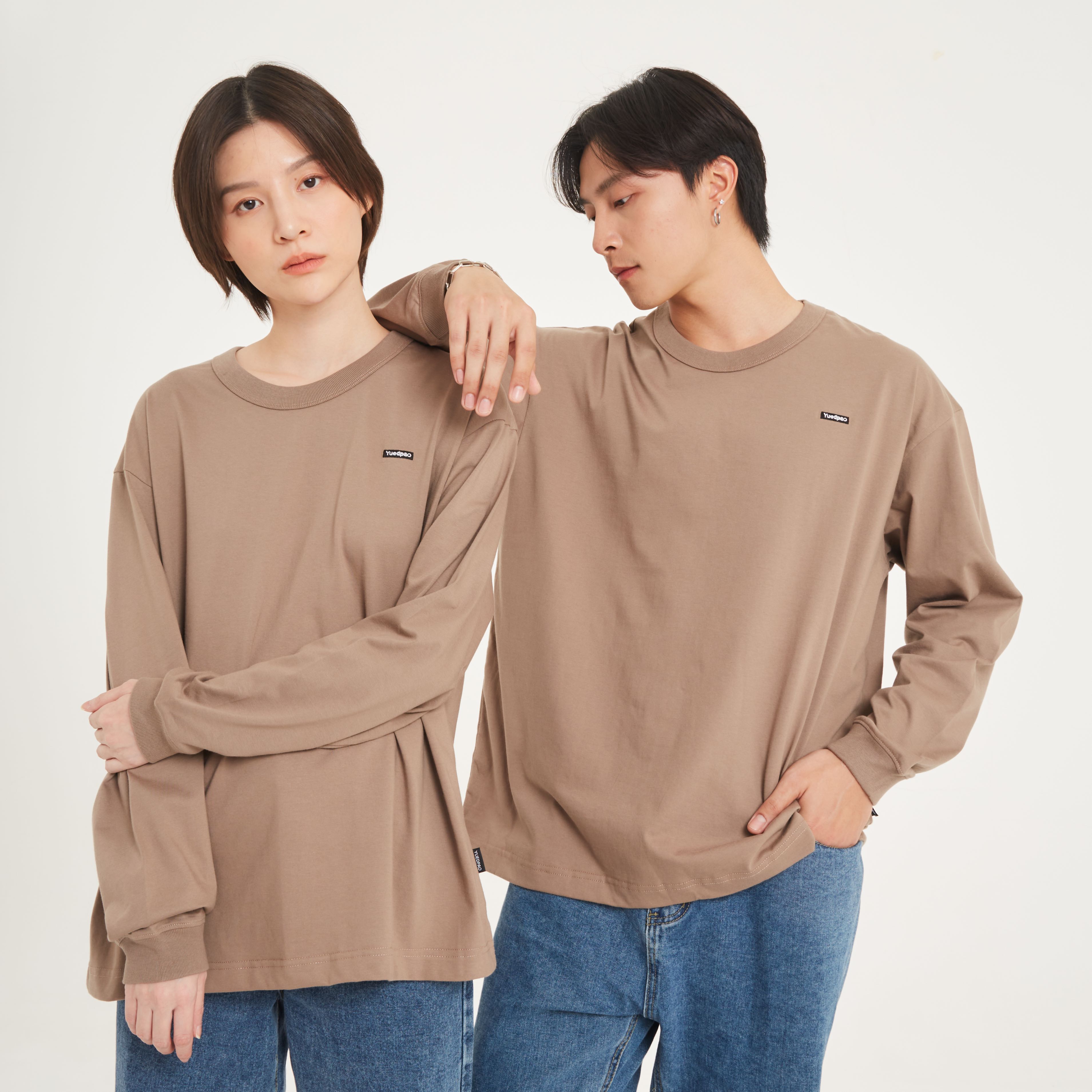 Yuedpao เสื้อยืด Signature Longsleeve Summer  สี Walnut