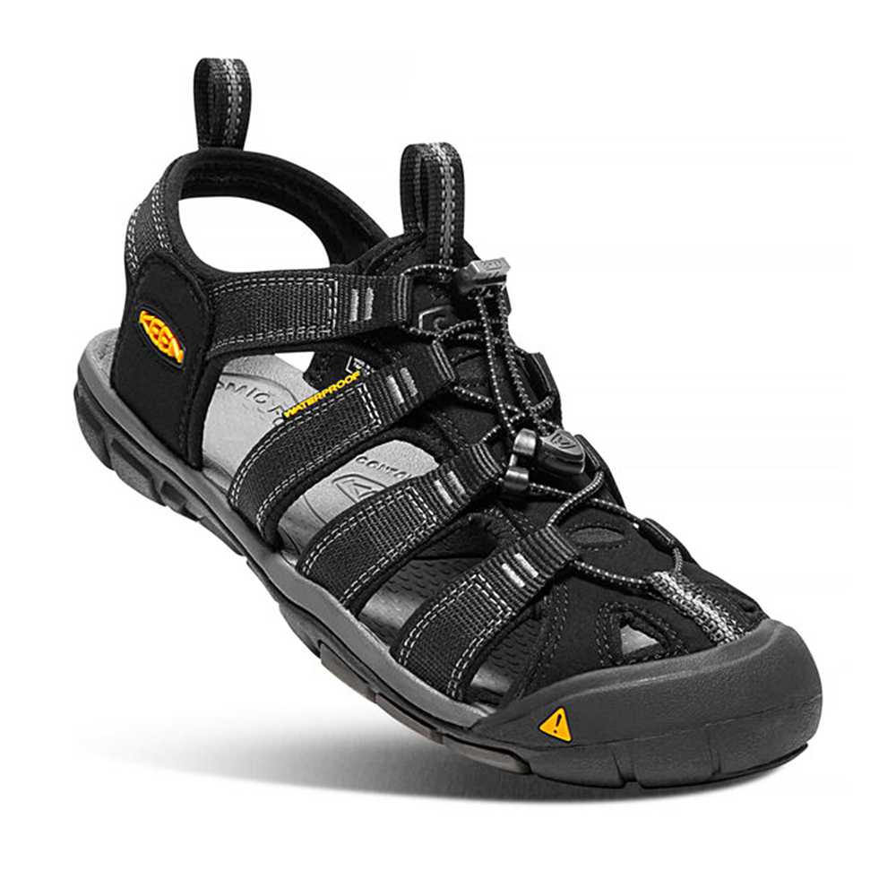 Keen รองเท้าผู้ชาย รุ่น Men's CLEARWATER CNX (BLACK/GARGOYLE)