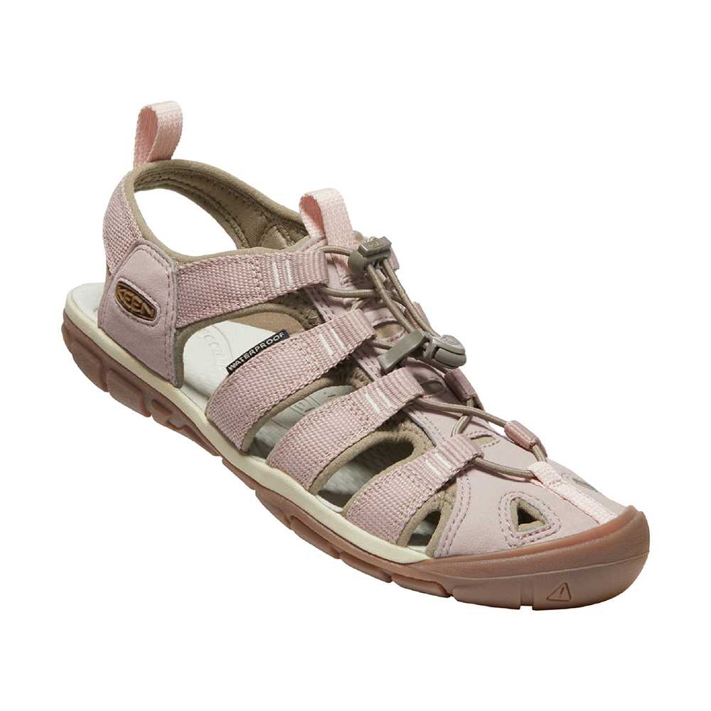 Keen รองเท้าผู้หญิง รุ่น Women's CLEARWATER CNX (TIMBERWOLF/FAWN)