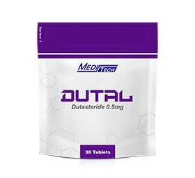 DUTAL Dutasteride 0.5mg 30 tablets, รักษาแก้ผมร่วง DHT เข้มข้นถึง 90%