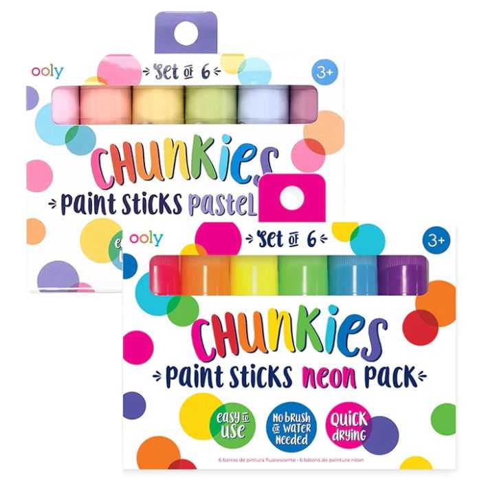 OOLY : CHUNKIES PAINT STICKS SET6