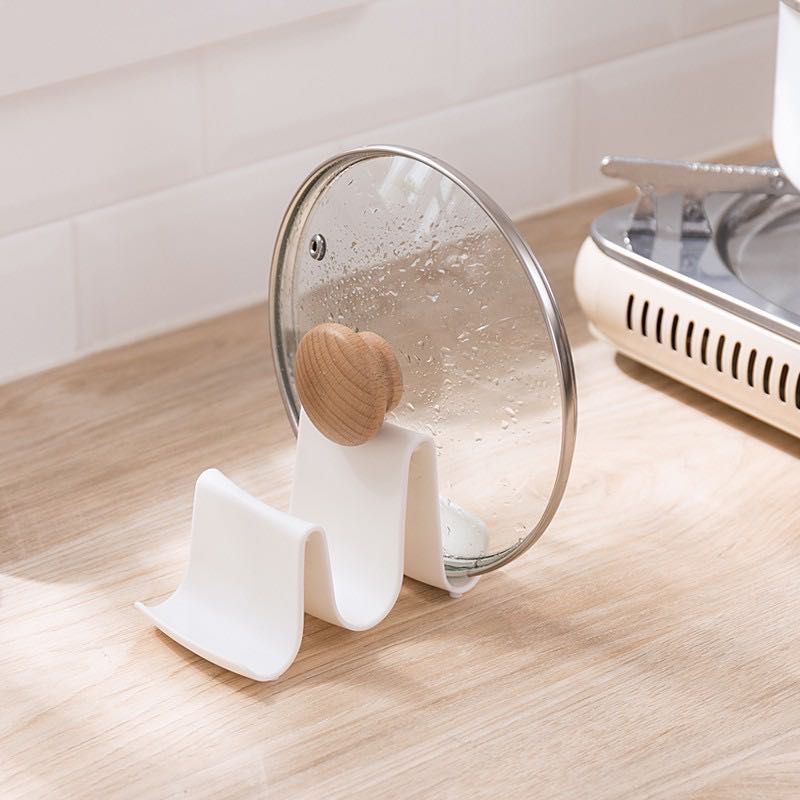 Pot Lid Stand Waves-shaped  ที่วางฝาหม้อ และอุปกรณ์ครัว