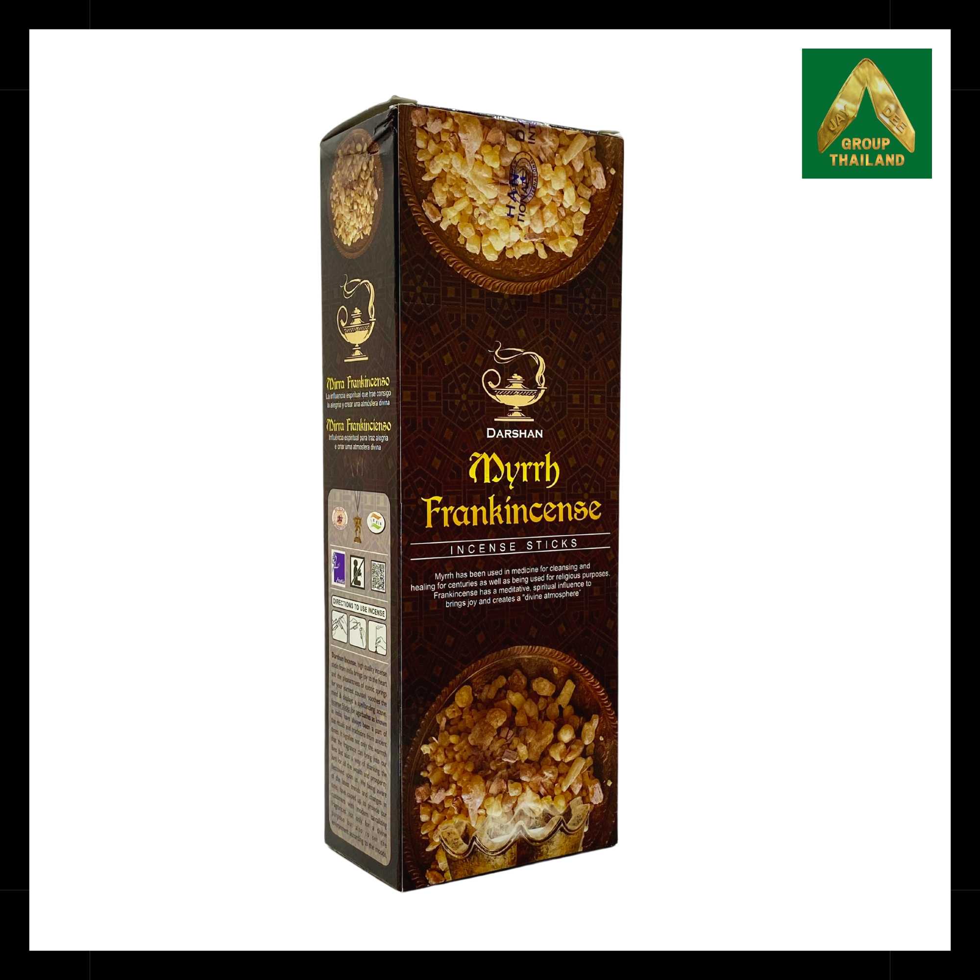 Darshan - Myrhh Frankincense (ยางไม้หอม+กำยาน) Incense Sticks
