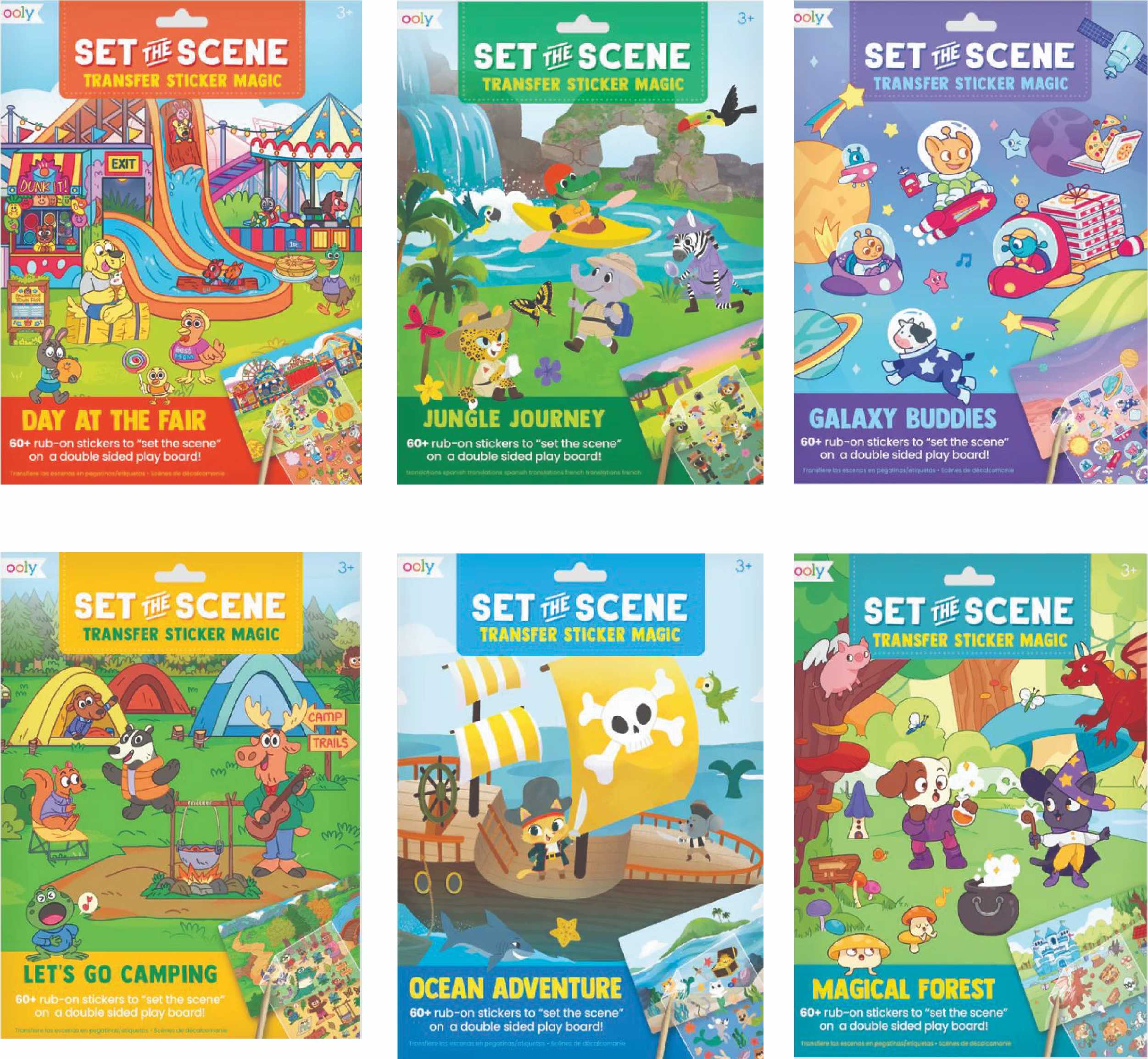 OOLY : The Scene Transfer Stickers Magic