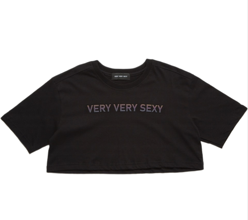 DXMN VERY VERY SEXY Oversize Crop (Black)