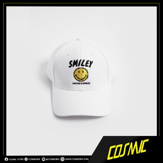 COSMIC X SMILEY CAP (Smiley8 Bit)