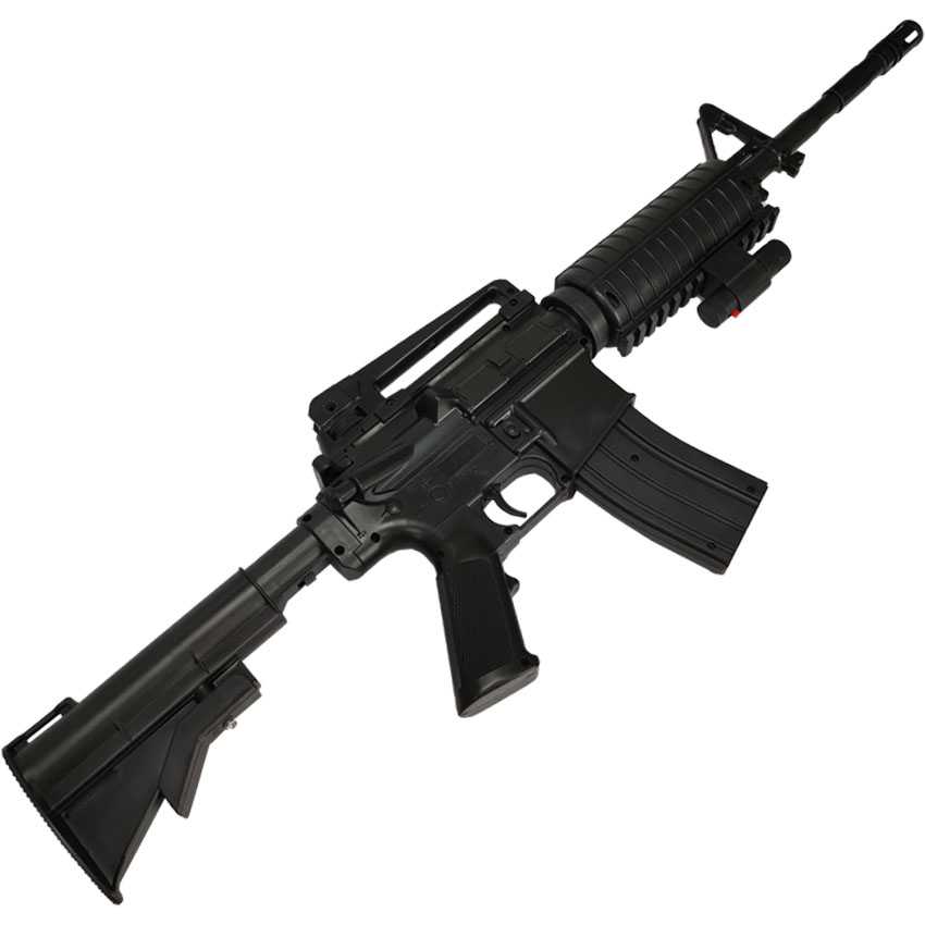 ปืนของเล่น ปืนพลาสติกชักยิงทีละนัด มีลูก1ถุง200นัด M43-1