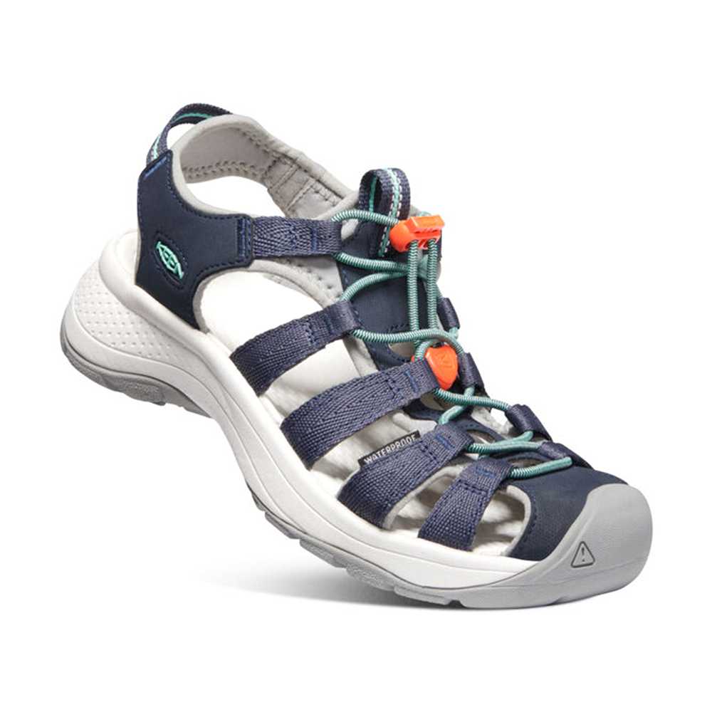 Keen รองเท้าผู้หญิง รุ่น Women's ASTORIA WEST SANDAL (NAVY/BEVELED GLASS)
