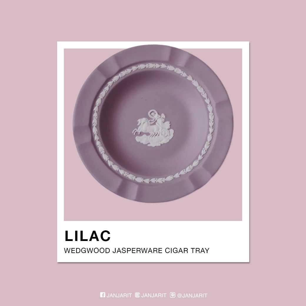 จานซิการ์สีไลแลค Wedgwood Jasperware Cigar Tray