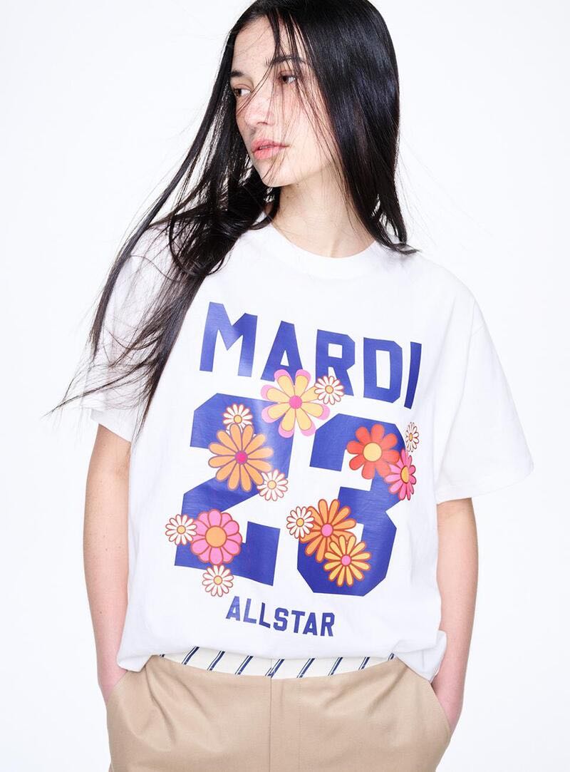 Mardi T-shirt 23_IVORY NAVY (Pre order 10-20 วัน)