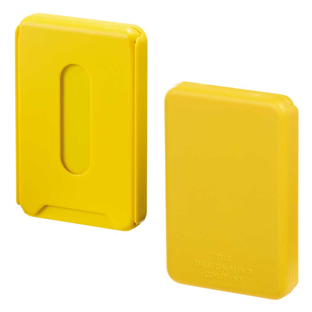 LIHIT DMC IC Card Case - YELLOW (กล่องเก็บบัตรรถไฟฟ้าพร้อมช่องใส่เหรียญ) D-0080-5