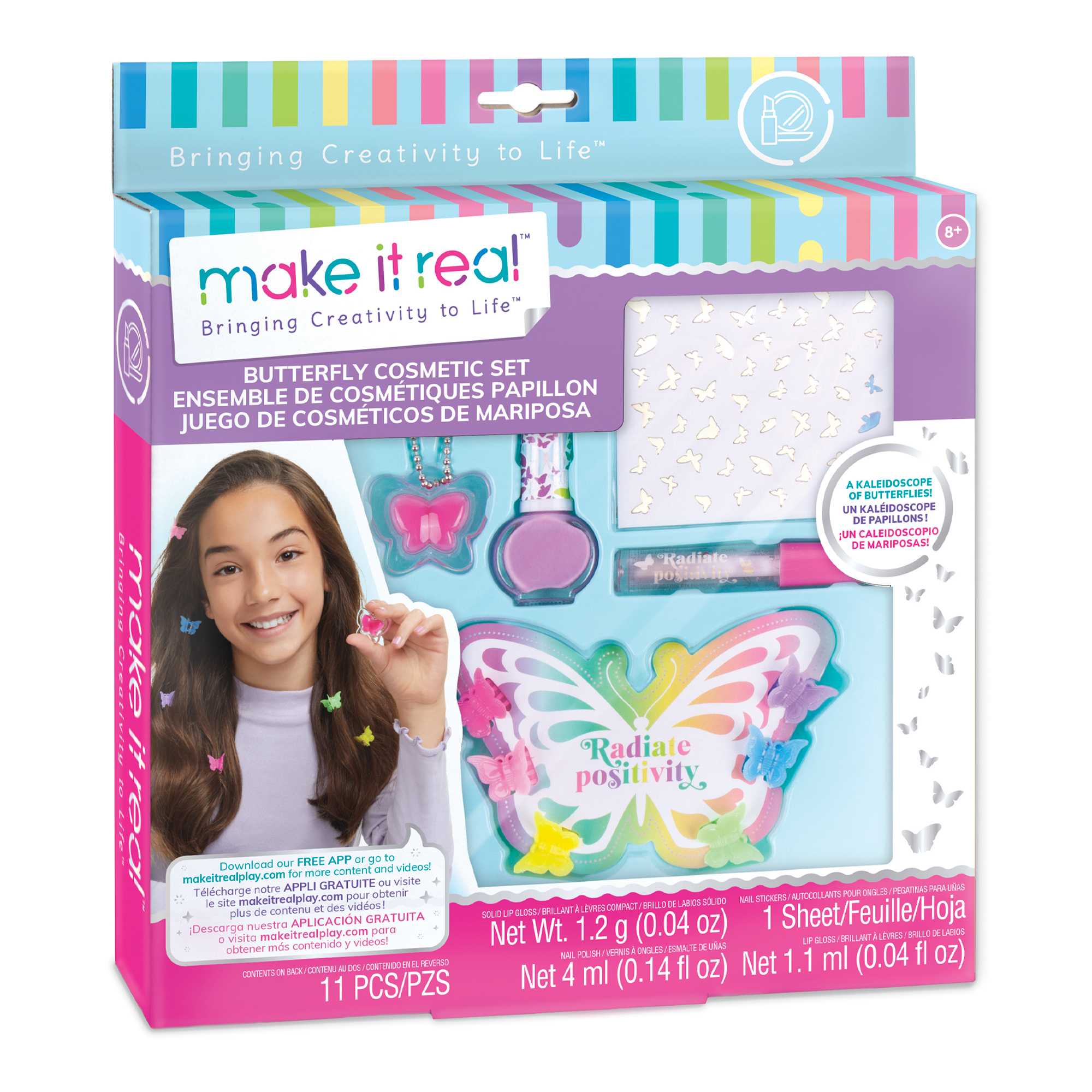 Make It Real - Butterfly Cosmetic Set