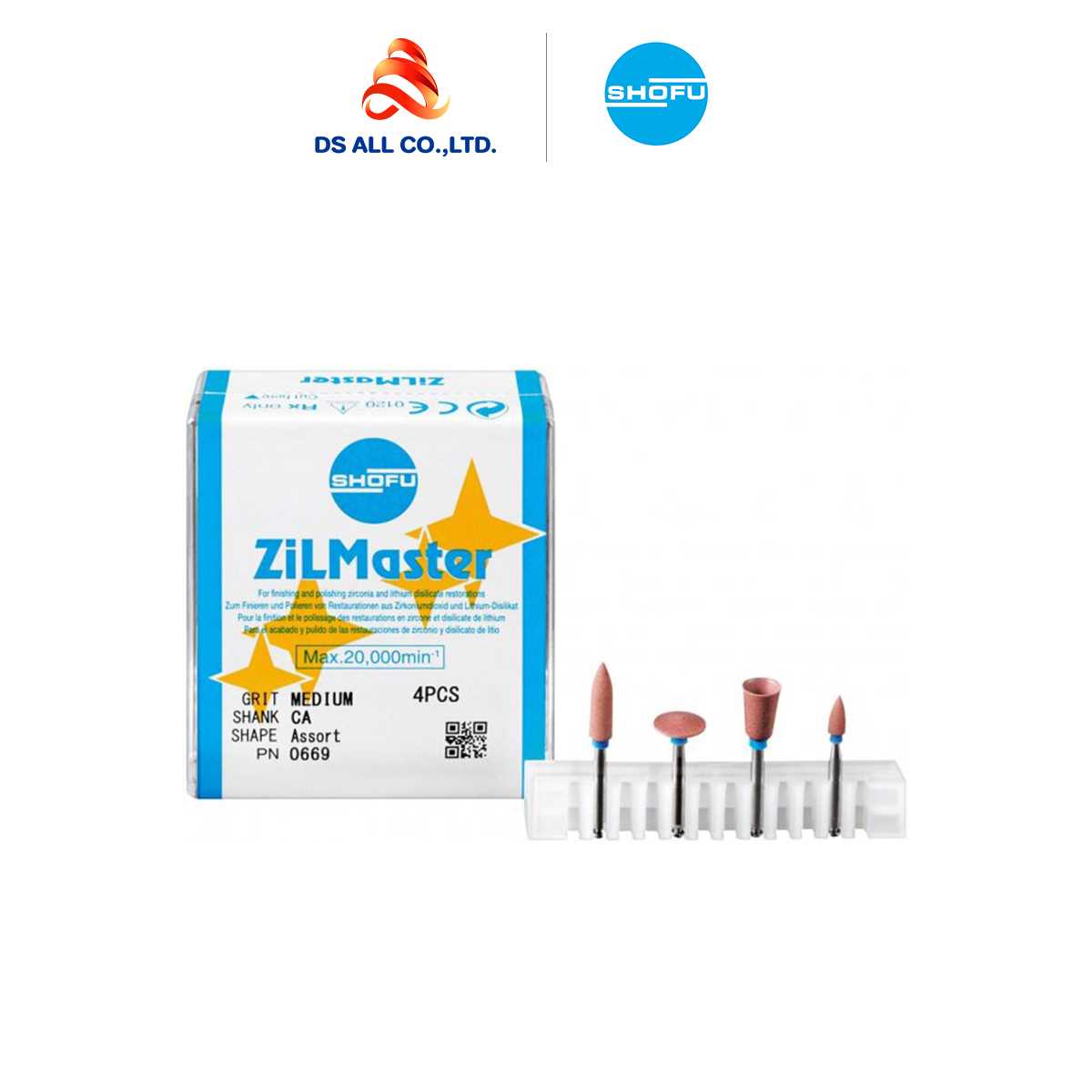 ZILMASTER CA 4 PCS ASSORTMENT (ก้านสั้น)