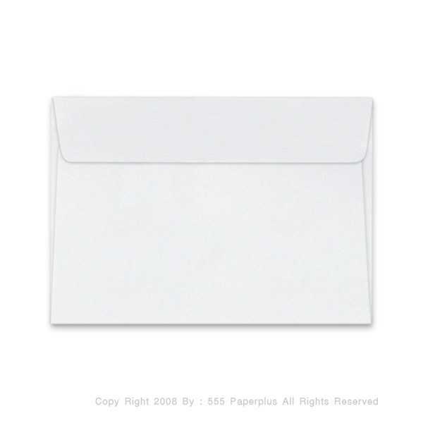 ซองใส่การ์ด NO.C6-เมทัลลิค ฝาขนาน สีขาว (50 ซอง) CODE 83446