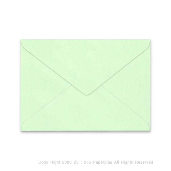ซองใส่การ์ด NO.C6-ปอนด์ สีเขียว (50 ซอง) CODE 00726