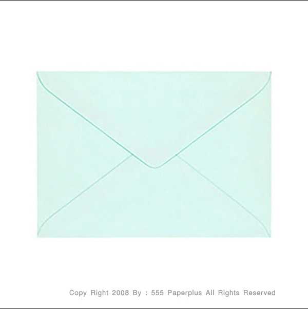ซองใส่การ์ด NO.C6-ปอนด์ สีฟ้า (50 ซอง) CODE 00795