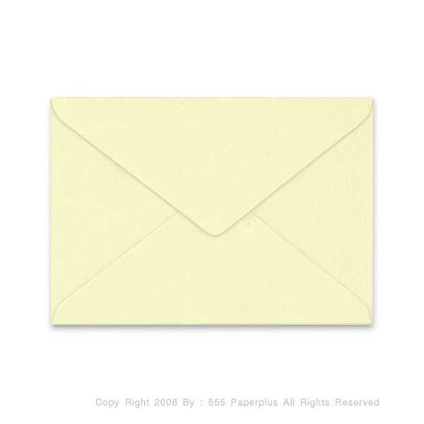 ซองใส่การ์ด NO.C6-ปอนด์ สีครีม (50 ซอง) CODE 00740
