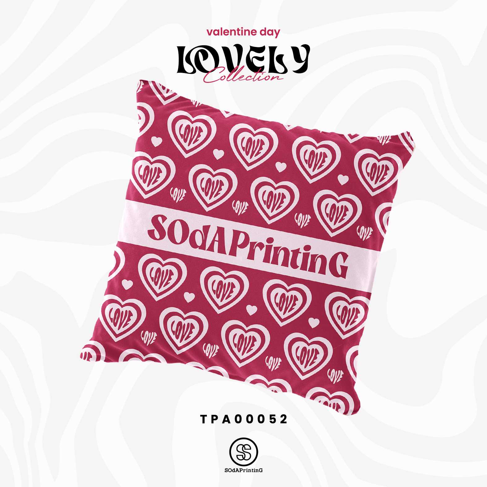 หมอนอิง  ลาย Lovely Collection รหัส TPA00052 #SOdAPillow #SOdAhome