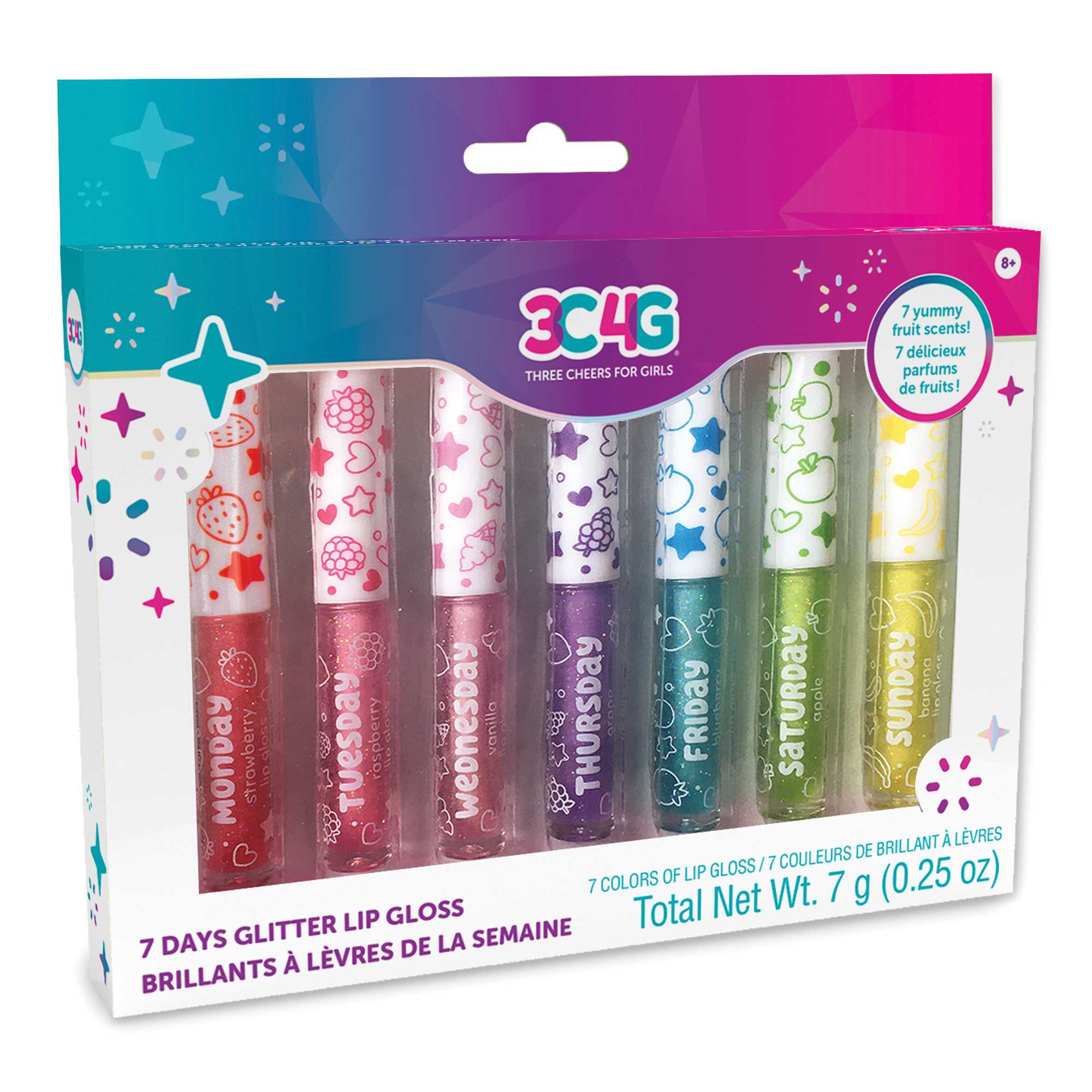3C4G  7 Days Glitter Lip Gloss