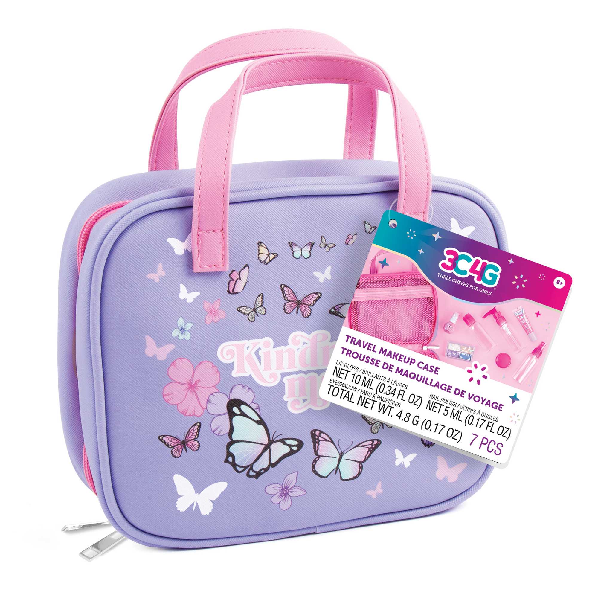 3C4G  Butterfly Away Travel & Cosmetic Set