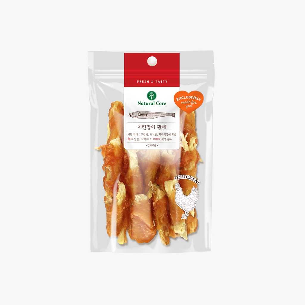 Natural Core Fresh & Fresh Tasty  Chicken Roll pollack เนื้อไก่พันปลาพอลแล็ค นำเข้าจากเกาหลี🇰🇷