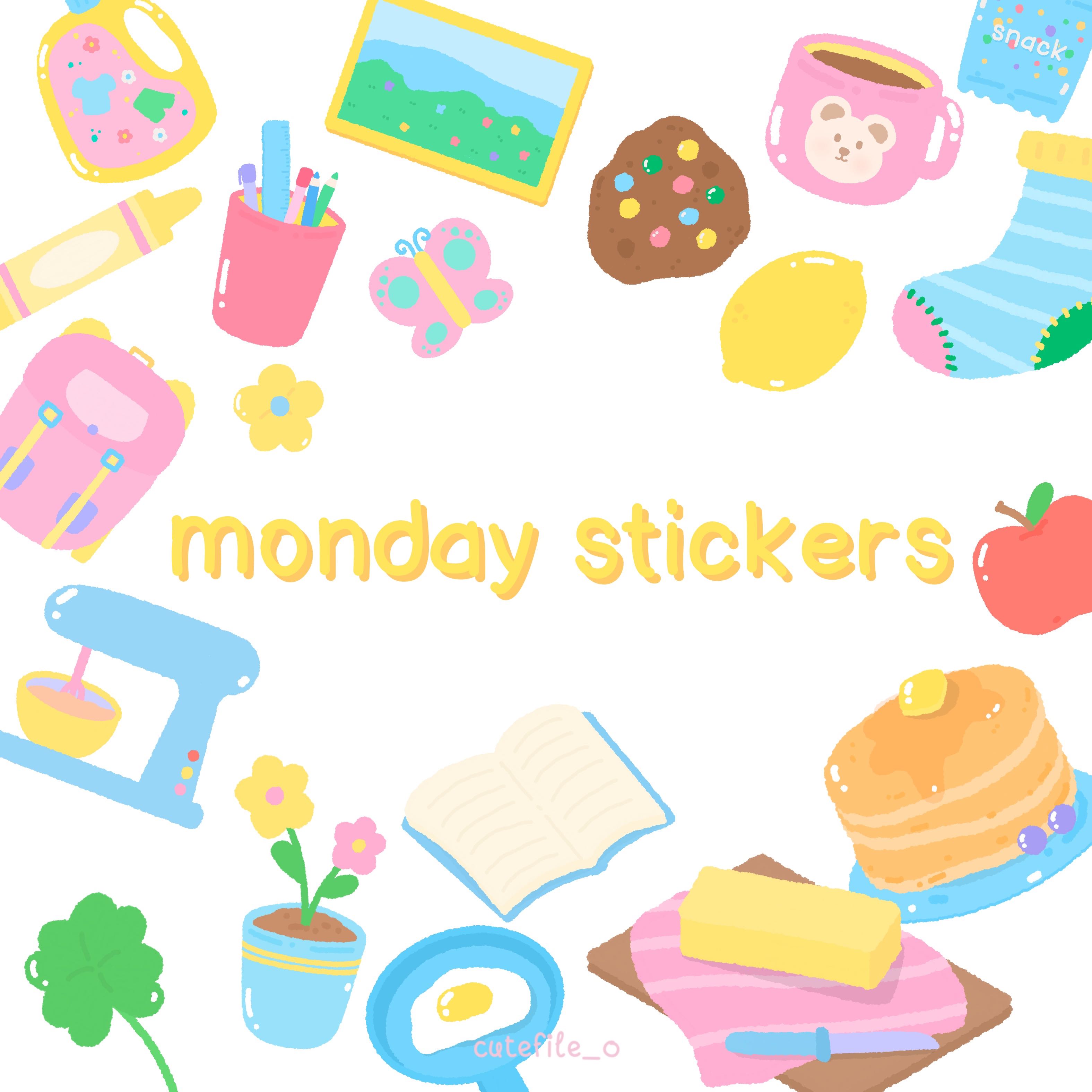 monday stickers