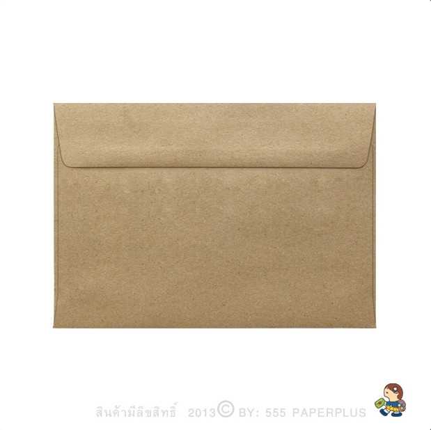 ซองใส่การ์ด NO.C6-BA สีน้ำตาล 110G (50 ซอง) CODE 14889