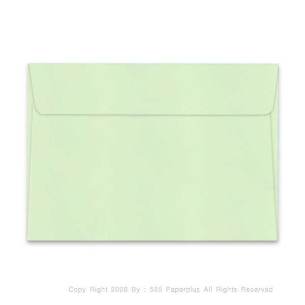 ซองใส่การ์ด NO.8 1/2-แอลคิว(ฝาขนาน) สีเขียว มีกลิ่นหอม (50 ซอง) CODE 38842