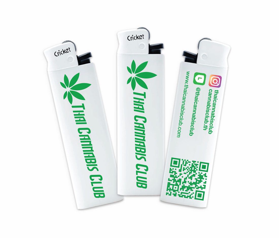 ไฟแช็ค Thai Cannabis Club (Cricket ของแท้) Cricket  Lighter