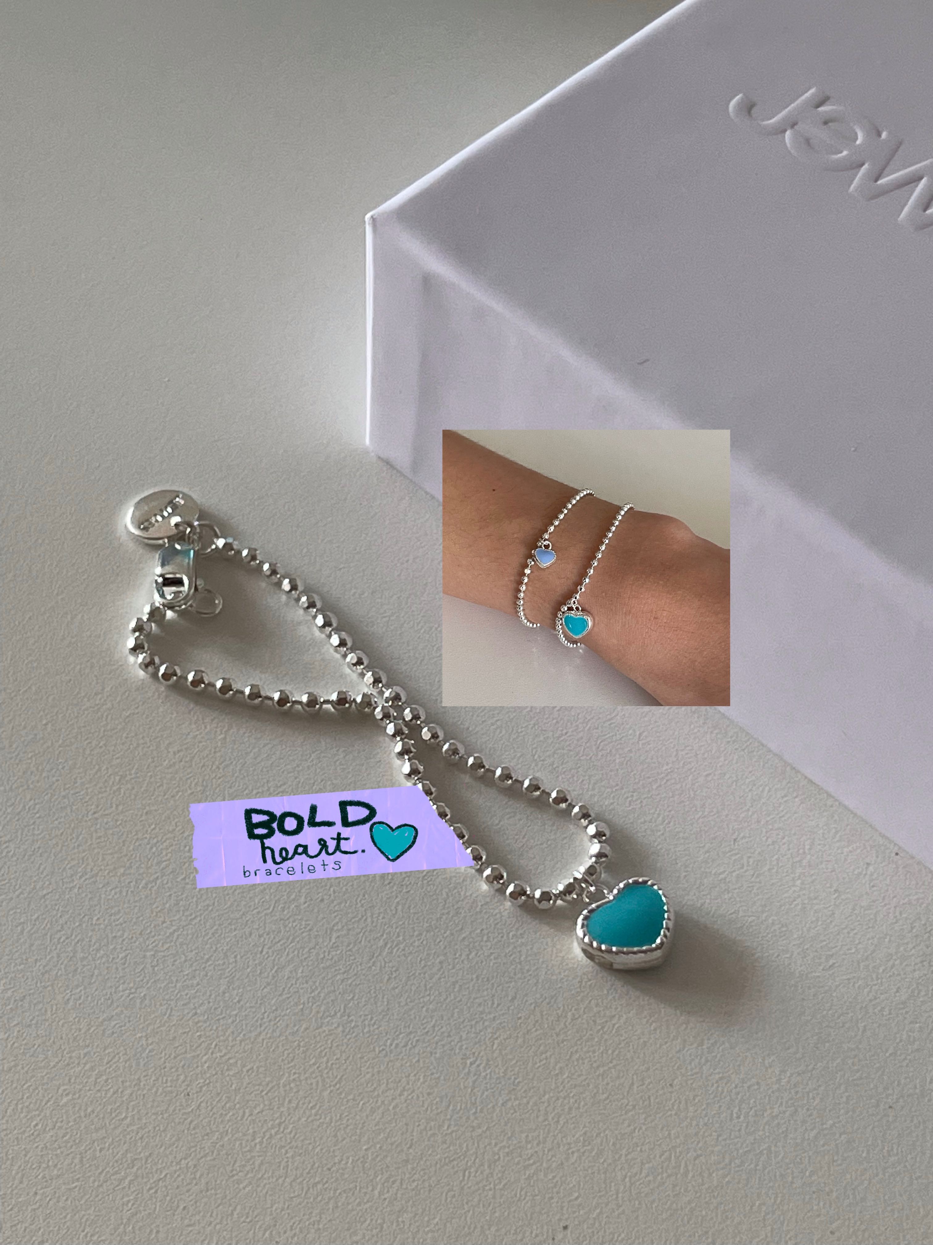 JEWVIES bold heart bracelets