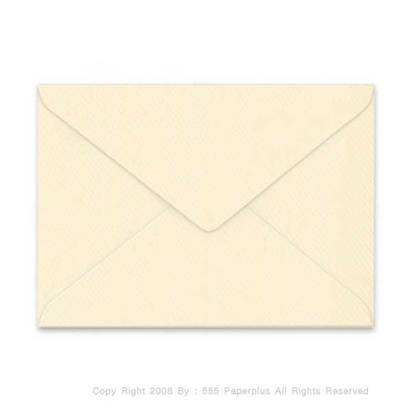 ซองใส่การ์ด NO.8 1/2-แอลคิว สีครีม มีกลิ่นหอม (50 ซอง) CODE 38231