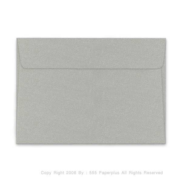 ซองใส่การ์ด NO.8 1/2-เมทัลลิค ฝาขนาน สีเงิน (50 ซอง) CODE 74048
