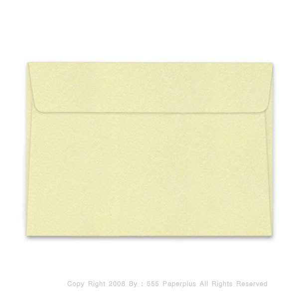 ซองใส่การ์ด NO.8 1/2-เมทัลลิค ฝาขนาน สีขาวทอง (50 ซอง) CODE 83514