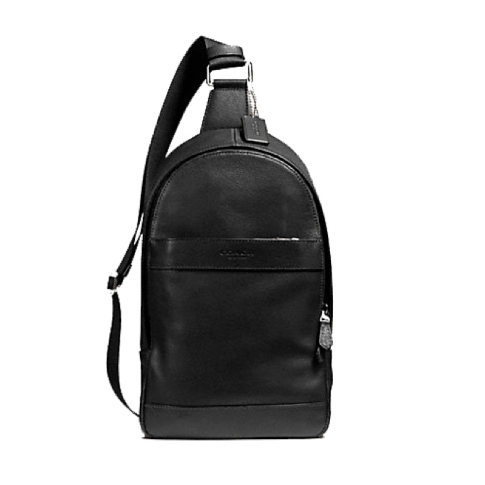 COACH แท้ COACH 54770 CHARLES PACK IN SMOOTH LEATHER Black
