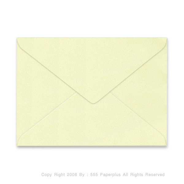 ซองใส่การ์ด NO.8 1/2-ปอนด์ ฝาสามเหลี่ยม สีครีม (50 ซอง) CODE 00351