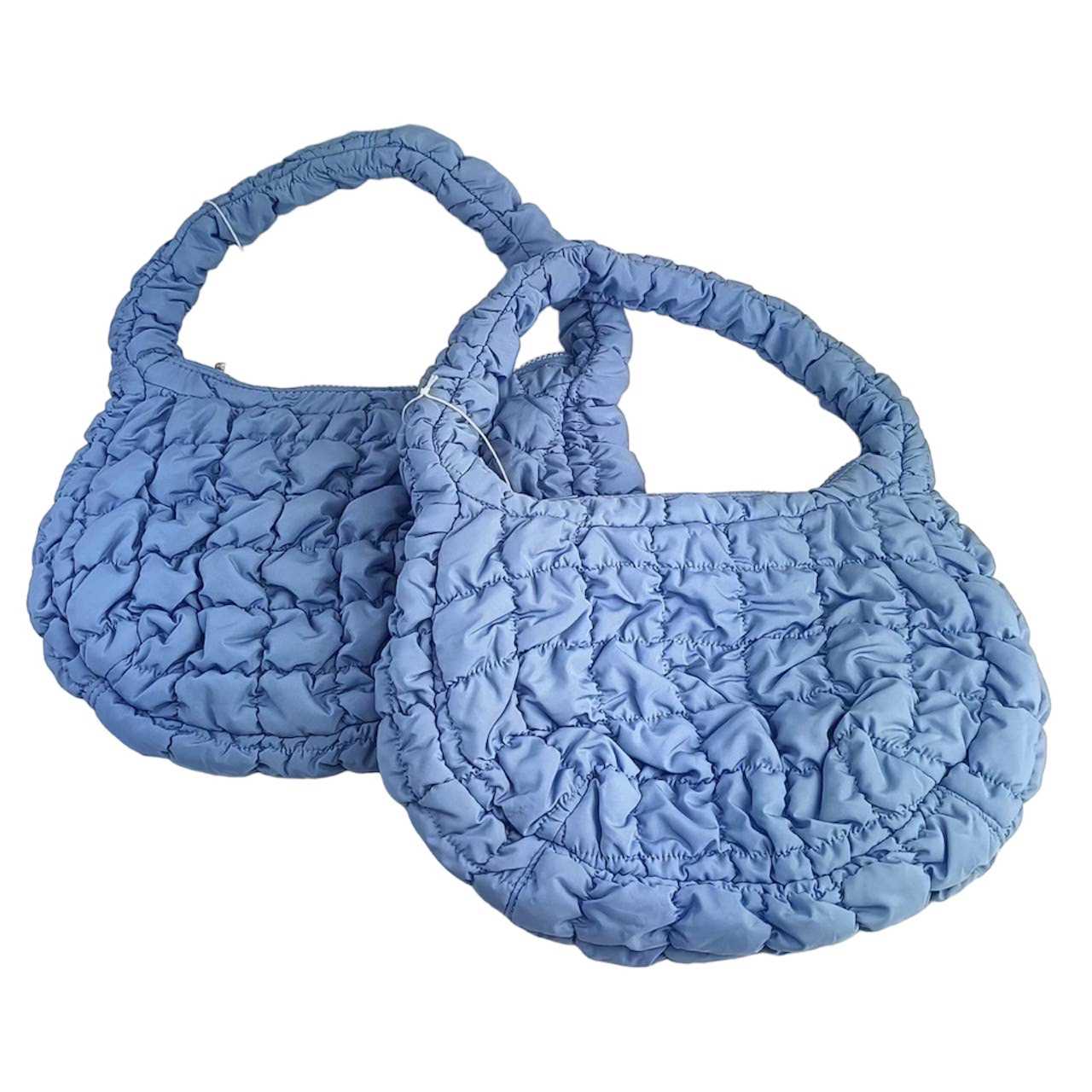 COS รุ่น Quilted Mini Bag สีฟ้า ใบเล็ก