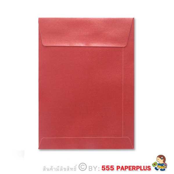 ซองใส่การ์ด NO.5 1/4X7 1/4-เมทัลลิค สีแดง (50 ซอง) CODE 47660