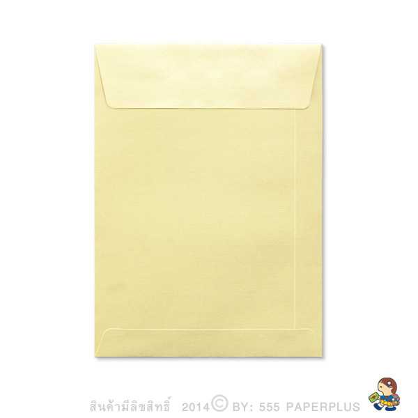 ซองใส่การ์ด NO.5 1/4X7 1/4-เมทัลลิค สีขาวทอง (50 ซอง) CODE 47509
