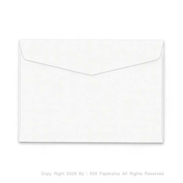 ซองใส่การ์ด NO.C5-แอลคิว สีขาว มีกลิ่นหอม (50 ซอง) CODE 72754