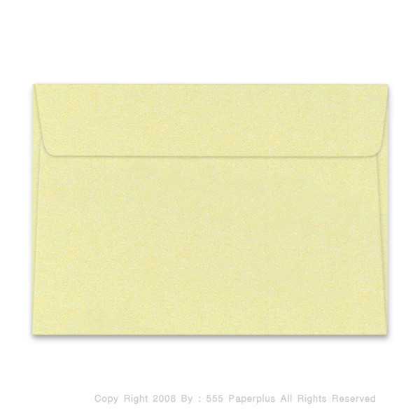 ซองใส่การ์ด NO.C5-เมทัลลิค สีขาวทอง (50 ซอง) CODE 85204