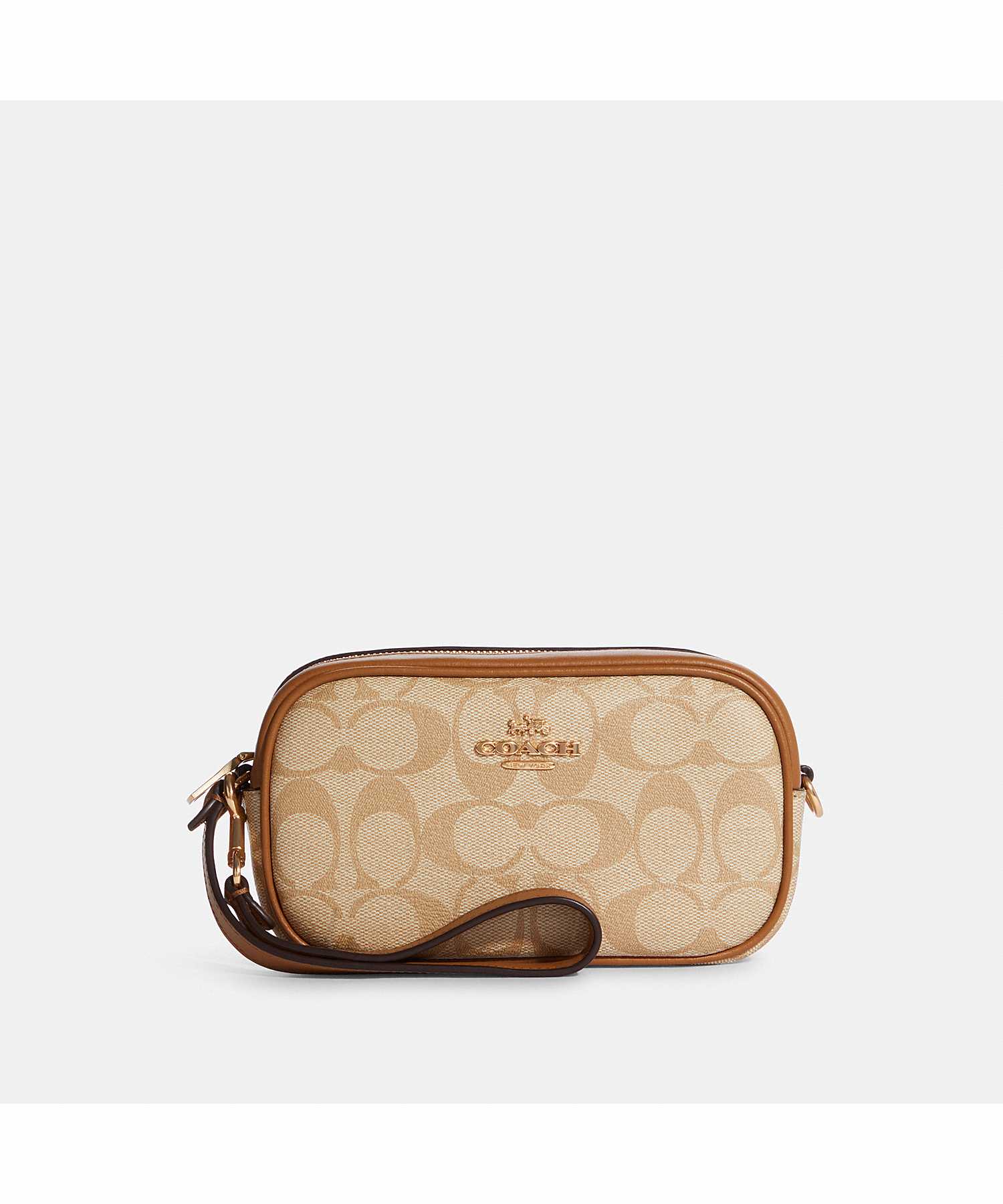 COACH JAMIE WRISTLET IN SIGNATURE CANVAS CA718 IMNLJ