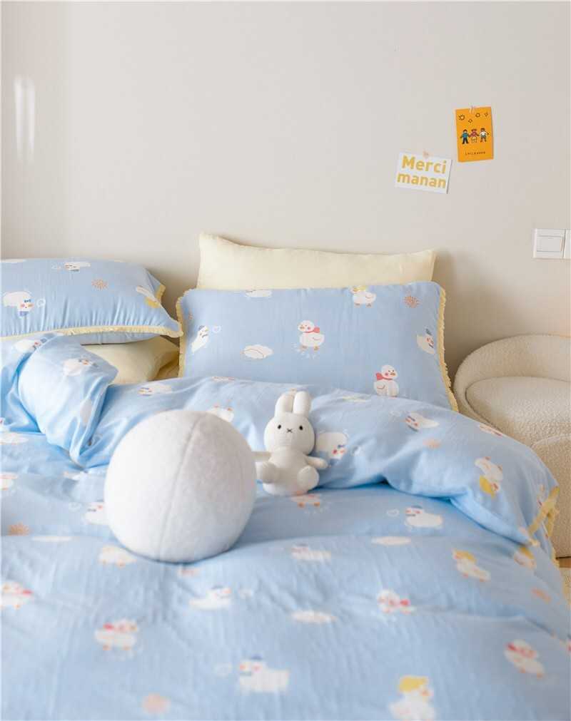 - PREORDER - ชุดผ้าปูที่นอนมินิมอล ผ้าคอตตอน ( มีขนาด 3.5-6 ฟุต )