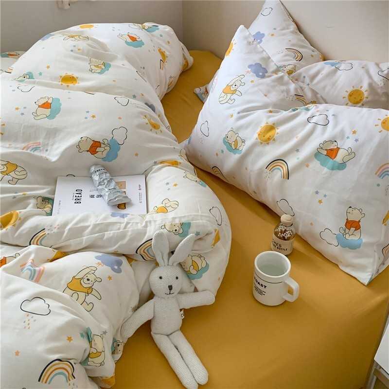 - PREORDER - ชุดผ้าปูที่นอนลายการ์ตูน ผ้าคอตตอน ( มีขนาด 3.5-6 ฟุต )