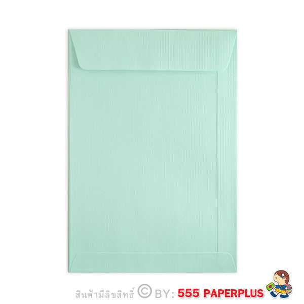 ซองใส่การ์ด NO.6 3/8X9- แอลคิว สีฟ้า มีกลิ่นหอม (50 ซอง) CODE 60447