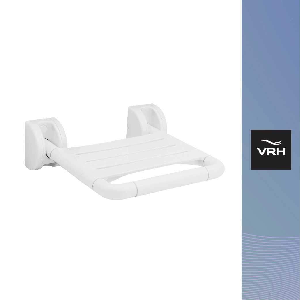 VRH เก้าอี้นั่งอาบน้ำติดผนัง (ไนลอน) FBVHC-TS797A เก้าอี้อาบน้ำ