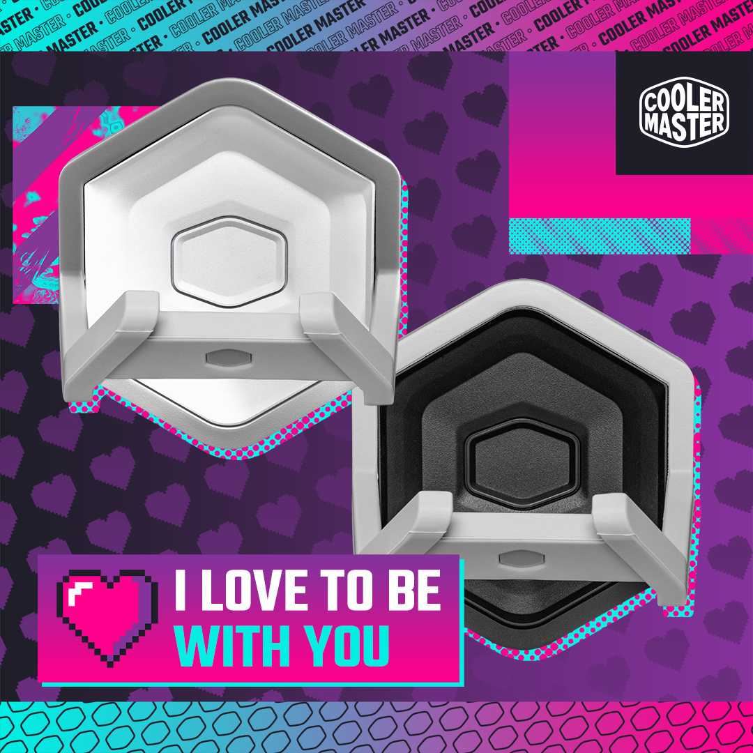 Cooler Master : Accessory GEM ที่แขวนหูฟัง สีขาว