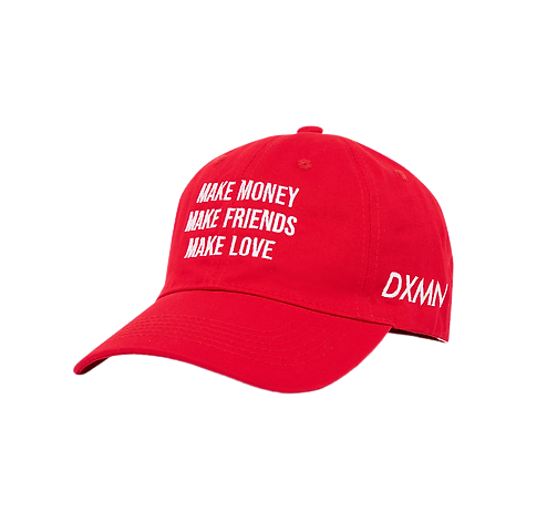 DXMN MAKE MONEY FRIENDS LOVE CAP