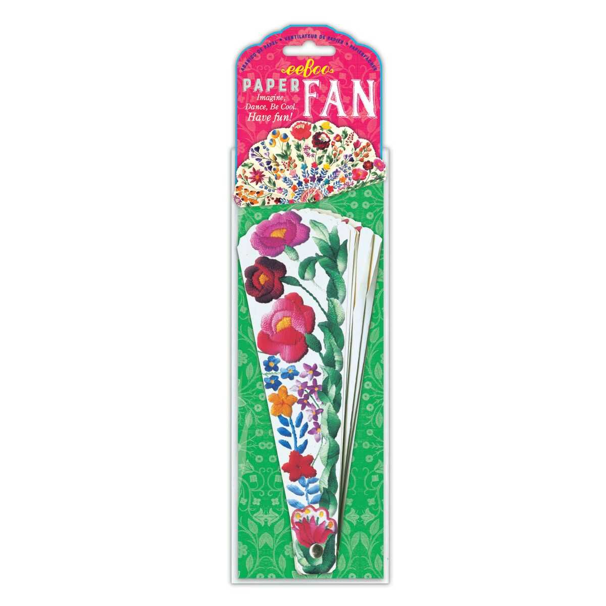 eeboo Flowers Paper Fan